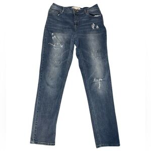 Cato Distressed Blue Jeans size 10
